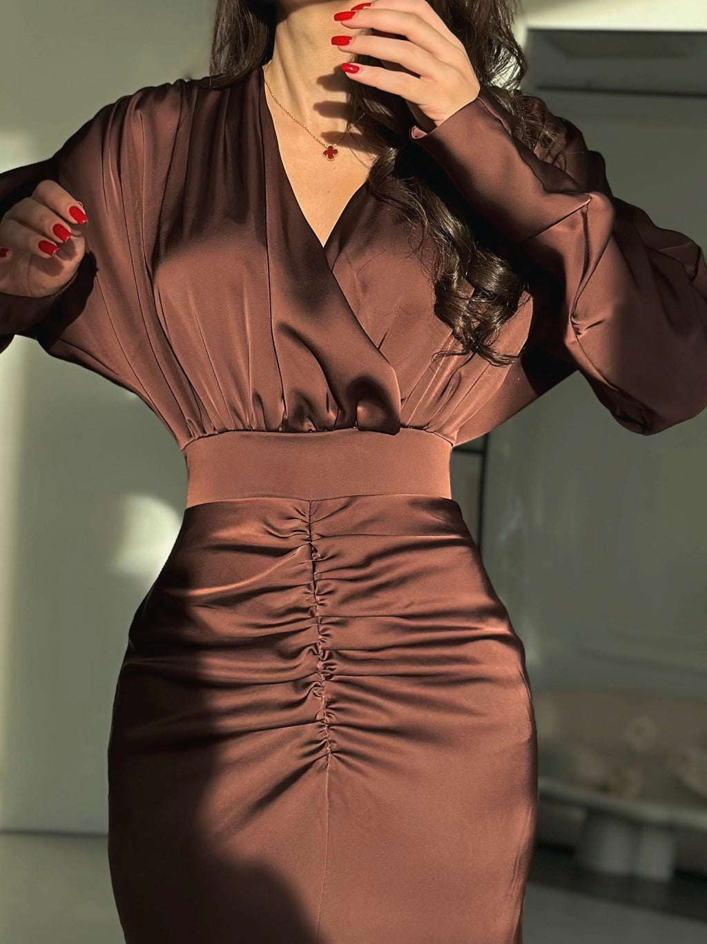 Maxikleid Satin Muse