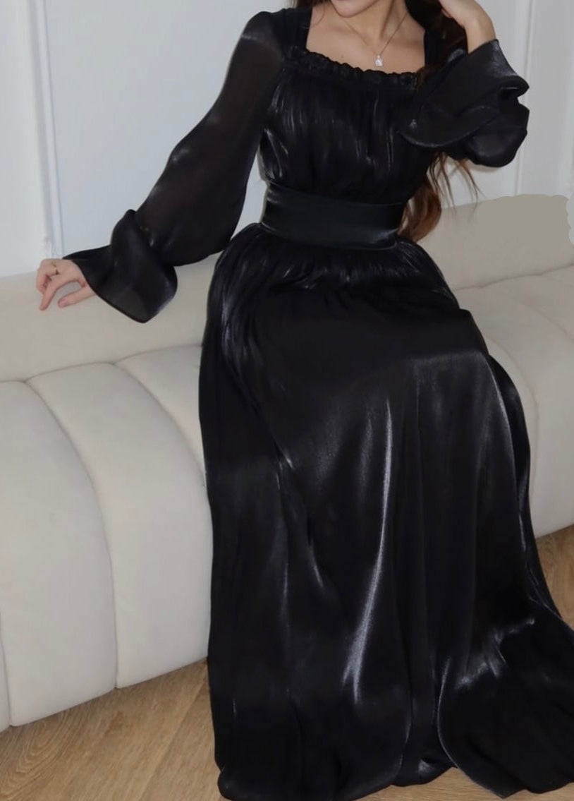 Abendkleid aus Organdyseide