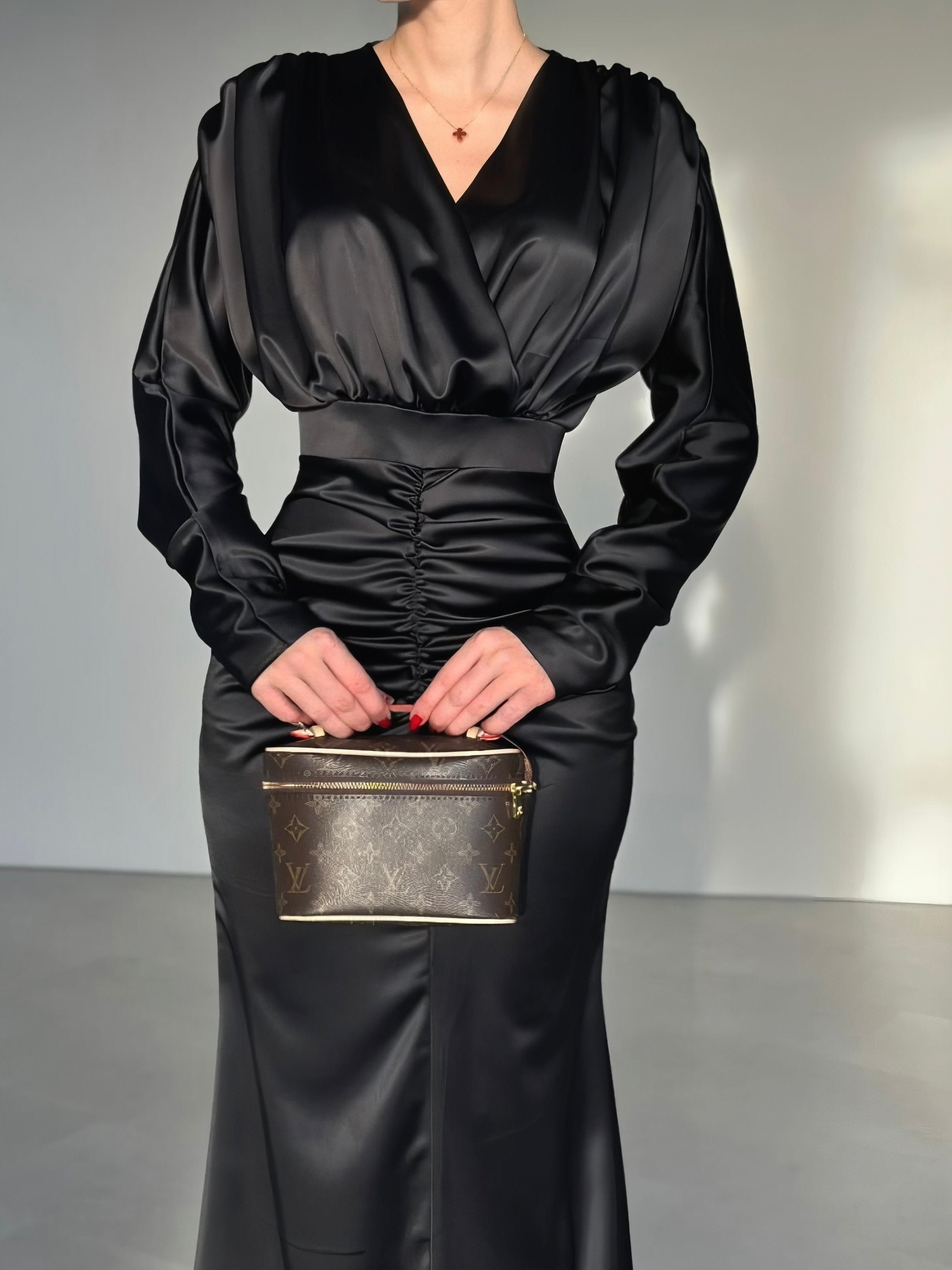 Maxikleid Satin Muse