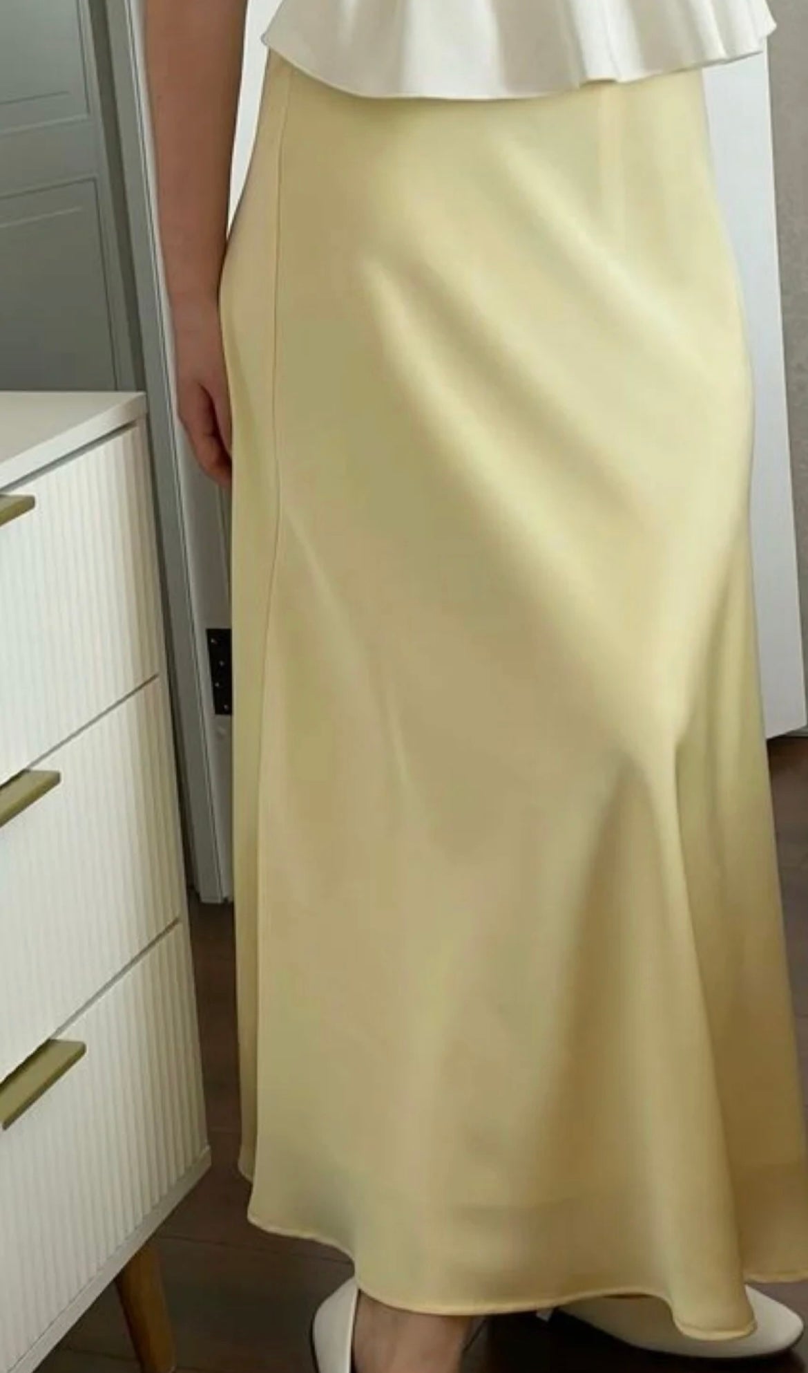 Maxi Satinröcke verschiedene Farben