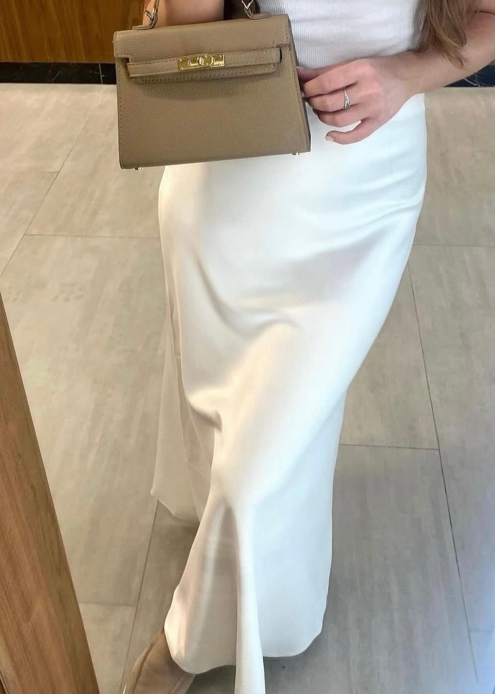 Maxi Satinröcke verschiedene Farben