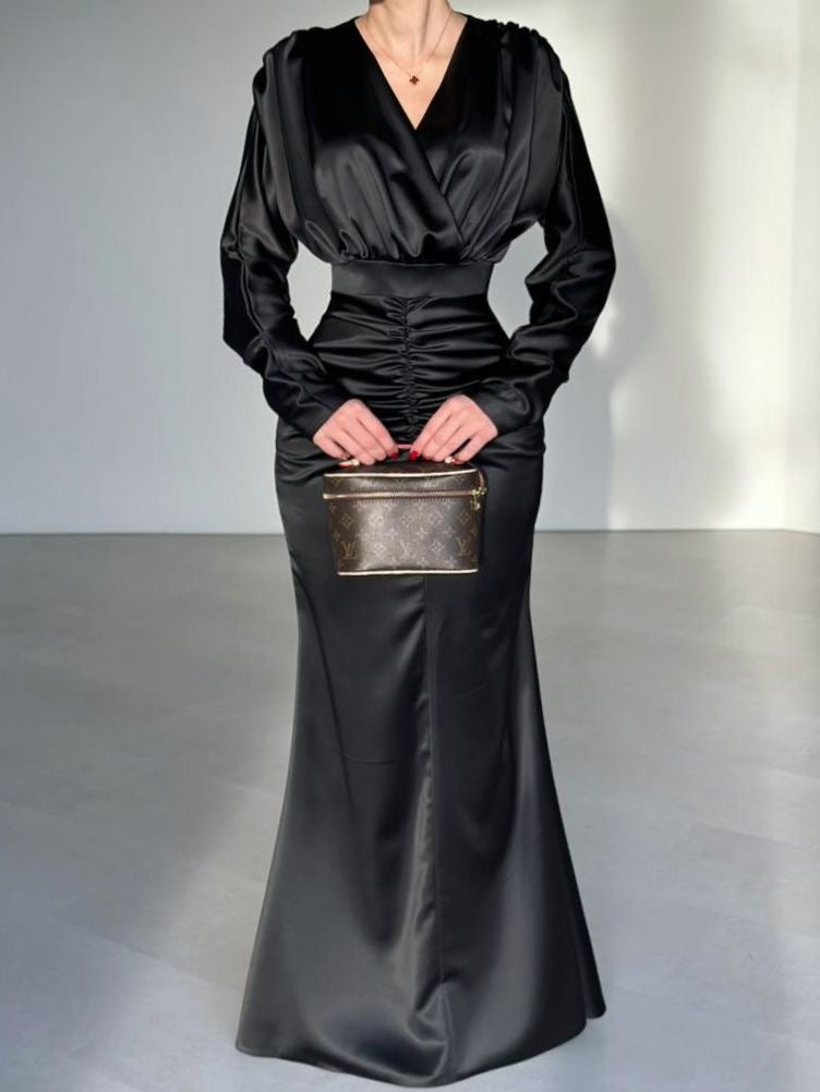 Maxikleid Satin Muse