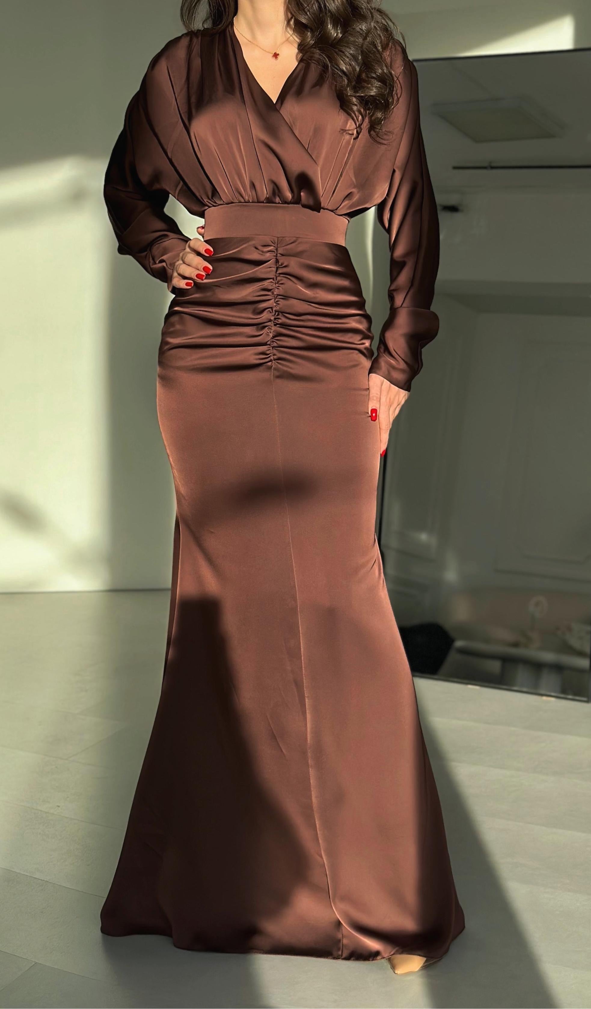 Maxikleid Satin Muse