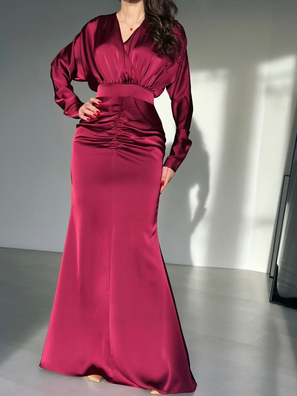 Maxikleid Satin Muse