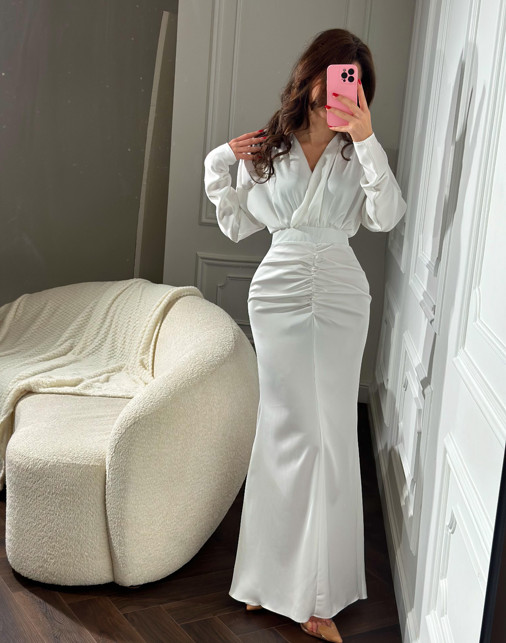 Maxikleid Satin Muse