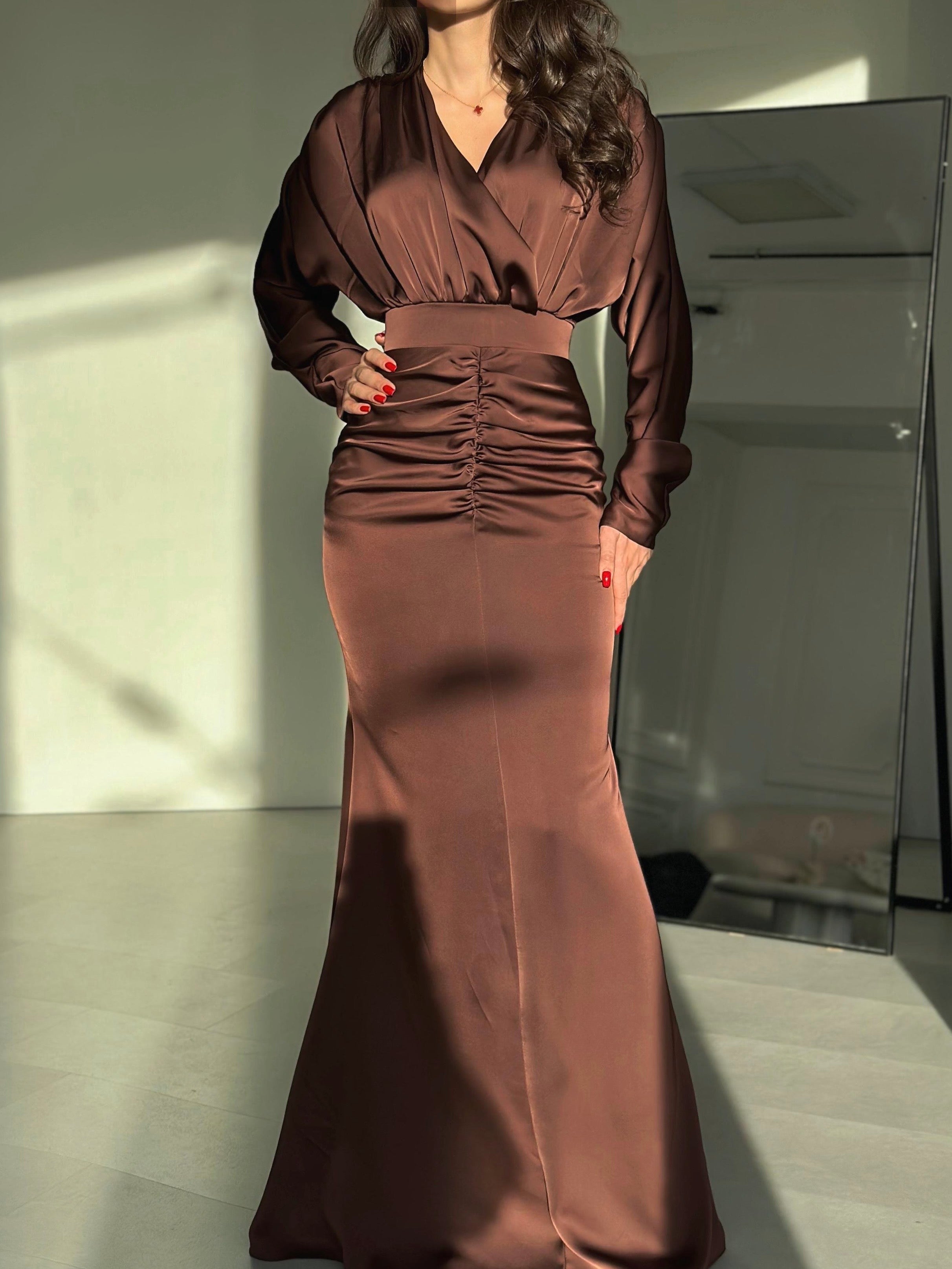 Maxikleid Satin Muse