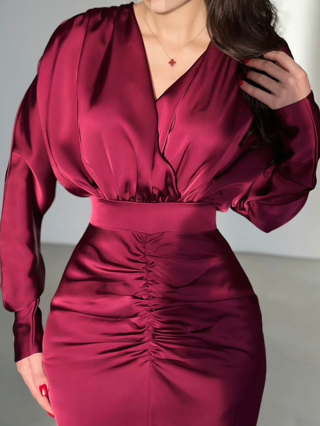 Maxikleid Satin Muse